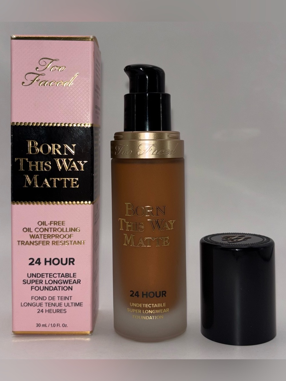 Too Faced Born This Way Matte Foundation Chai NIB 1 oz
